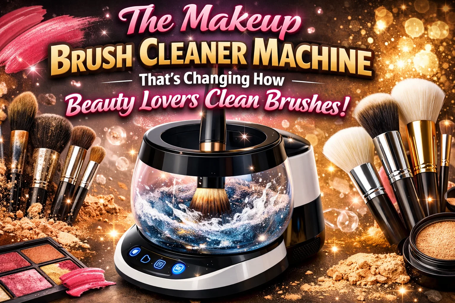 makeup brush cleaner machine